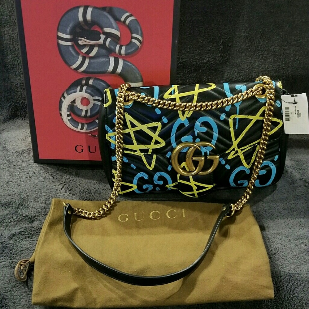 Gucci Ghost medium shoulder bag
